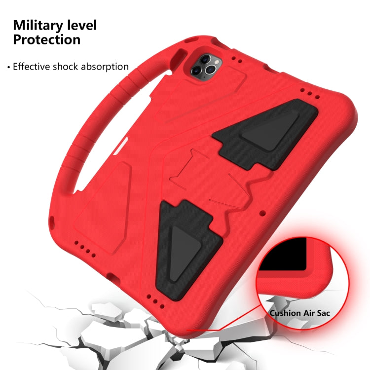 For iPad Air 11 2024 EVA Shockproof Tablet Case with Holder(Red)