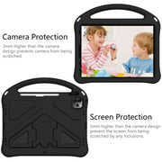For iPad Pro 11 2024 EVA Shockproof Tablet Case with Holder(Black)