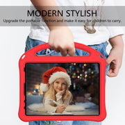 For iPad Pro 11 2024 EVA Shockproof Tablet Case with Holder(Red)