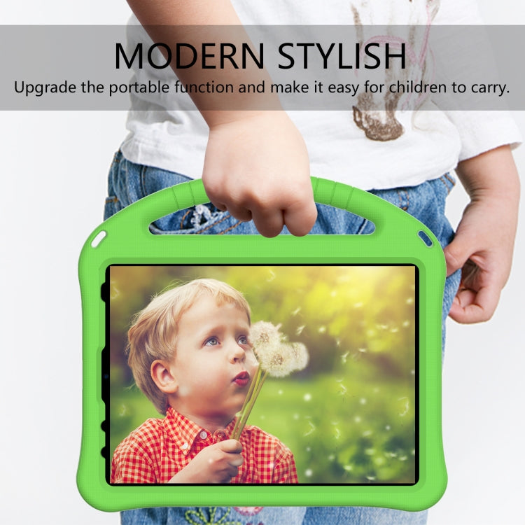 For iPad Pro 11 2024 EVA Shockproof Tablet Case with Holder(Green)