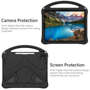 For iPad Air 13 2024 EVA Shockproof Tablet Case with Holder(Black)
