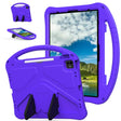 For iPad Air 13 2025 / 2024 EVA Shockproof Tablet Case with Holder(Purple) - iPad Air 13 2025 / 2024 Cases by PMC TechLife | Online Shopping South Africa | PMC TechLife | Buy Now Pay Later Mobicred