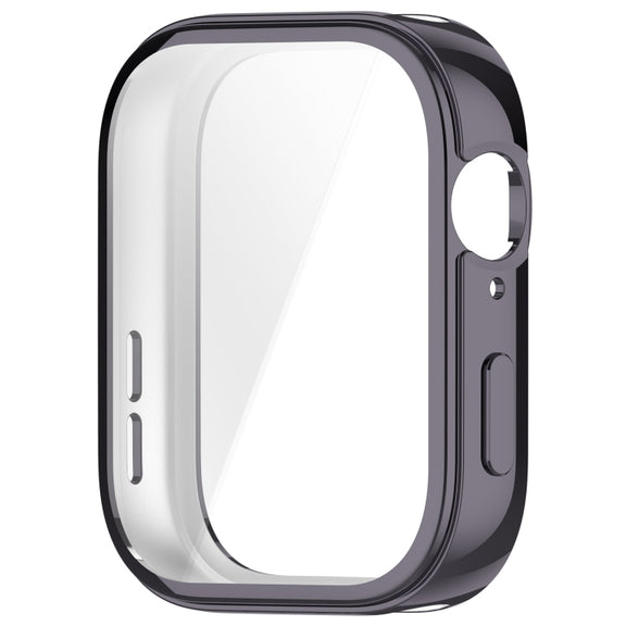 For Huawei Watch Fit 3 Full Coverage TPU Electroplated Watch Protective Case(Grey)