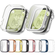 For Huawei Watch Fit 3 Full Coverage TPU Electroplated Watch Protective Case(Pink)