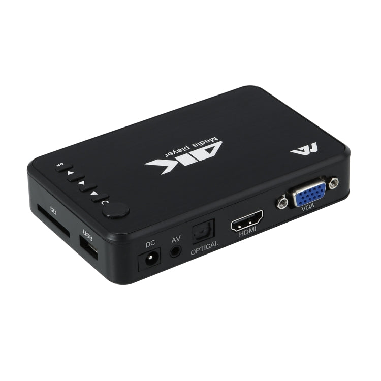 4K 30HZ HDD Player AV+VGA+HDMI SD Card U Disk Player(UK)