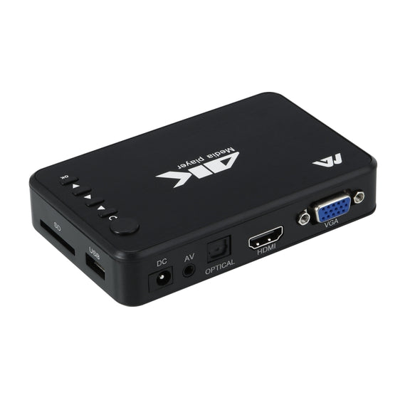 4K 30HZ HDD Player AV+VGA+HDMI SD Card U Disk Player(EU)