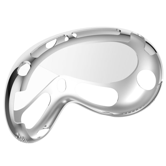 For Apple Vision Pro Electroplated TPU Protective Case VR Glasses Accessories(Transparent)
