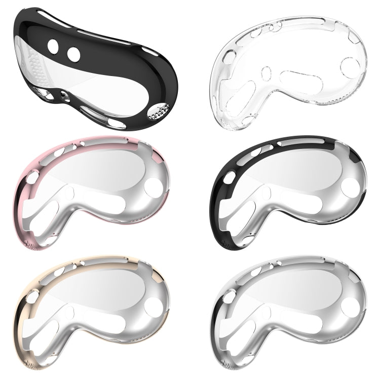 For Apple Vision Pro Electroplated TPU Protective Case VR Glasses Accessories(Pink)