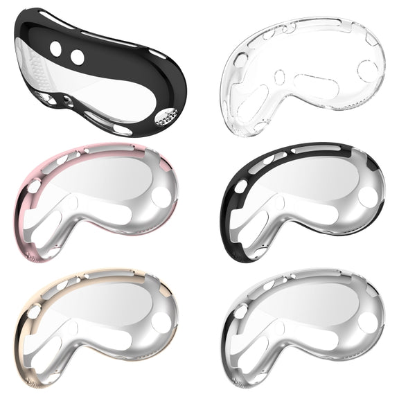 For Apple Vision Pro Electroplated TPU Protective Case VR Glasses Accessories(Pink)