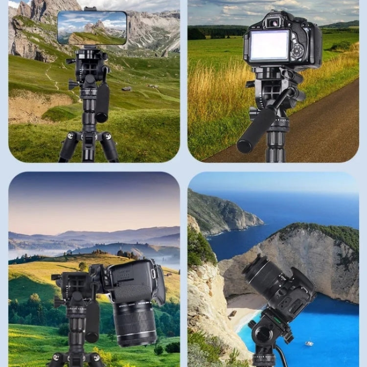 JMARY KT285+NB50 Camera Stand Extendable Height Aluminum Alloy Camera Holder Tripod