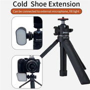 JMARY MT-29 Mini Extendable Live Streaming Desktop Tripod Selfie Stick Camera Phone Holder