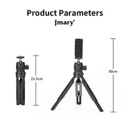 JMARY MT-30 Desktop Tripod Camera Phone Projector Selfie Stick 5-section Adjustable Tripod