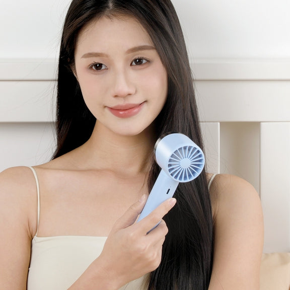 WX-625 Cold Compress Function Portable Mini Summer Fan Handheld Cooling Fan(Baby Blue)