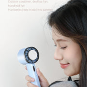WX-625 Cold Compress Function Portable Mini Summer Fan Handheld Cooling Fan(Baby Blue)