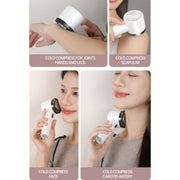 WX-625 Cold Compress Function Portable Mini Summer Fan Handheld Cooling Fan(Baby Blue)