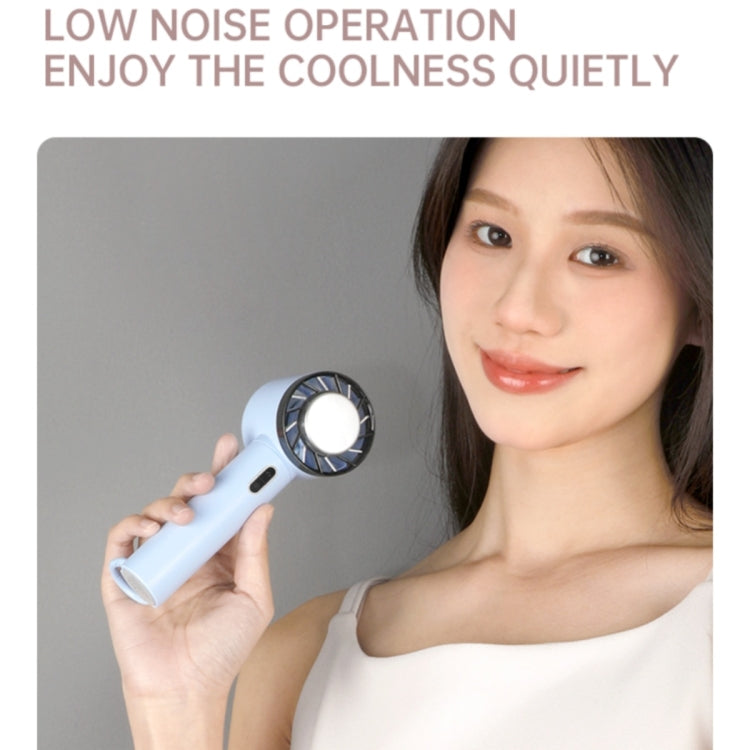 WX-625 Cold Compress Function Portable Mini Summer Fan Handheld Cooling Fan(Baby Blue)