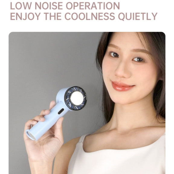 WX-625 Cold Compress Function Portable Mini Summer Fan Handheld Cooling Fan(Baby Blue)