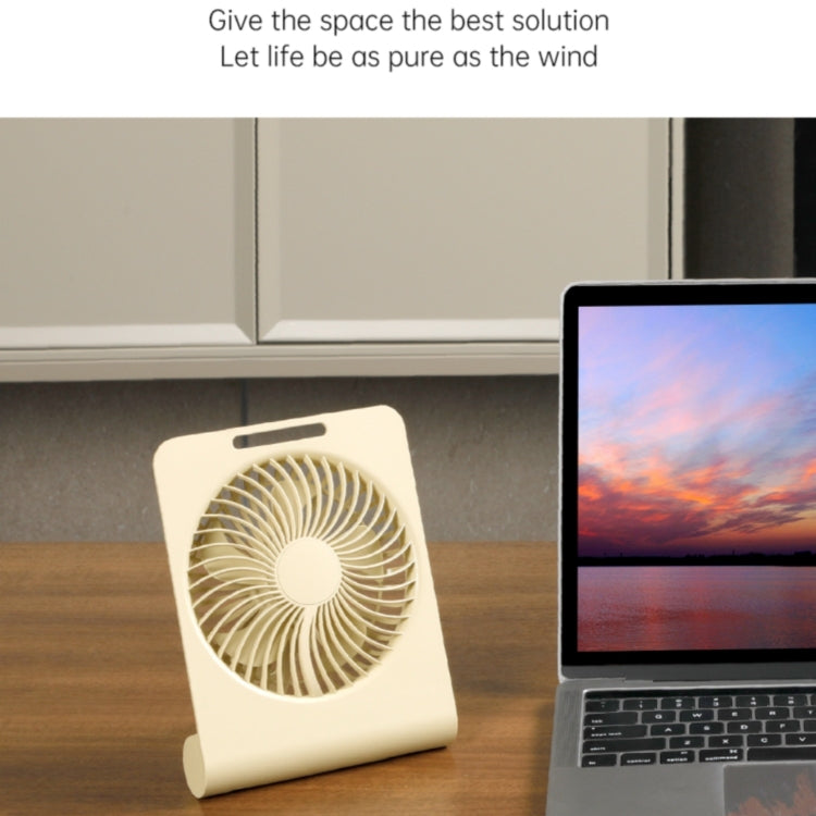 AR-13 Home Office Hanging Fan  Summer Cooler Silent Operation Desktop Fan(Yellow)