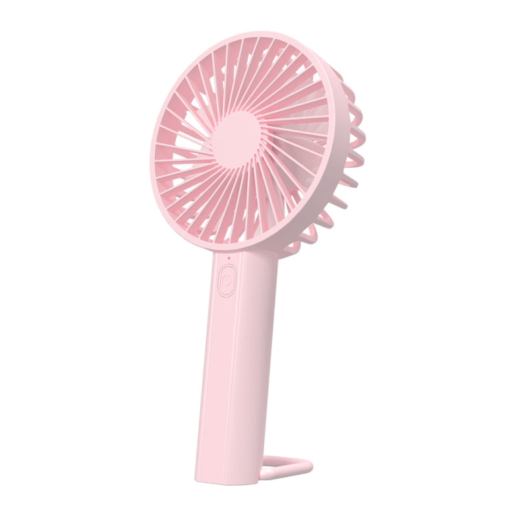 F35 With Hanging Hole Rechargeable Cooling Fan Powerful Handheld Fan 1200mAh Desk Fan(Pink)