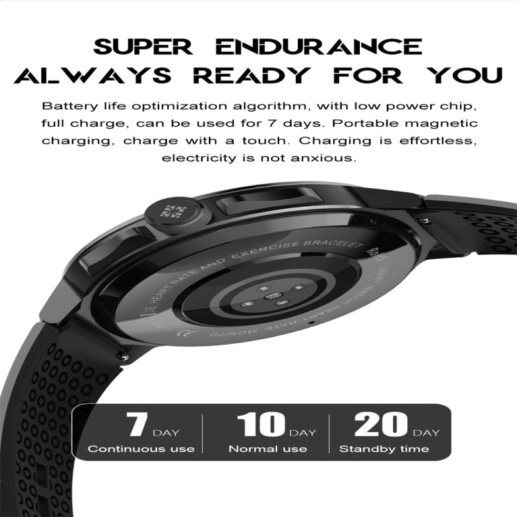 EX103 1.55 inch Color Screen Smart Watch, Support Bluetooth Call / Heart Rate Monitoring(Blue)