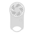 F12 3 Wind Speed Outdoor Summer Cooling Fan Hanging Buckle Mini Handheld Fan(White) - Electric Fans by PMC TechLife | Online Shopping South Africa | PMC TechLife | Buy Now Pay Later Mobicred