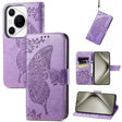 For Huawei Pura 70 Pro+ Butterfly Love Flower Embossed Leather Phone Case(Lavender) - free shipping - PMC Jewellery - Order now!