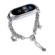 For Xiaomi Mi Band 5 / 6 Beaded Bracelet Metal Watch Band(Silver+Star) - free shipping - PMC TechLife - Order now!