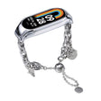 For Xiaomi Mi Band 8 Beaded Bracelet Metal Watch Band(Silver+Corn) - free shipping - PMC TechLife - Order now!