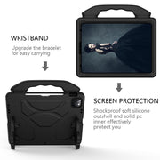 For iPad Pro 11 2024 Children EVA Shockproof Tablet Case with Thumb Bracket(Black)