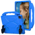 For iPad Pro 13 2024 Children EVA Shockproof Tablet Case with Thumb Bracket(Blue) - iPad Pro 13 2024 Cases by PMC TechLife | Online Shopping South Africa | PMC TechLife | Buy Now Pay Later Mobicred