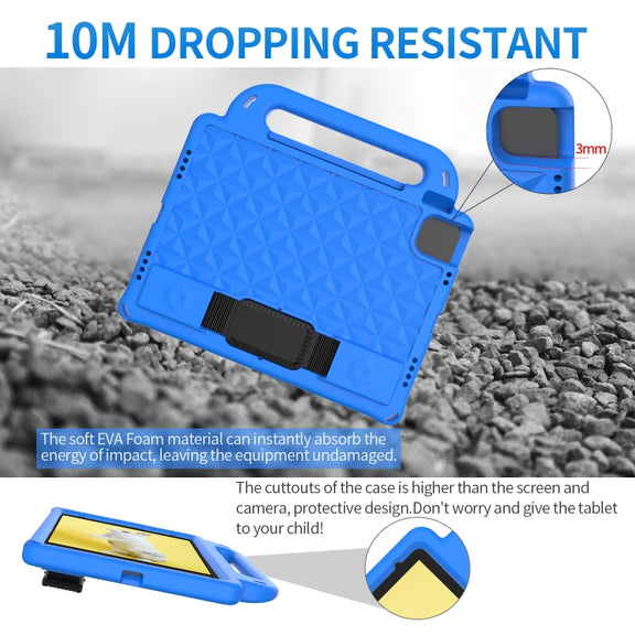 For iPad Air 11 2024 Diamond Series EVA Shockproof Sleeve Tablet Case(Blue)