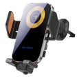 X15 Wireless Charger Mobile Phone Bracket Car Air Vent Cell Phone Mount Holder(Silver) - Wireless Charger Holders by PMC TechLife | Online Shopping South Africa | PMC TechLife | Buy Now Pay Later Mobicred