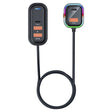 K5 3 USB Fast Charging Car Charger 66W Extension Cord Design 5 Ports Charging Adapter - Car Charger by PMC TechLife | Online Shopping South Africa | PMC TechLife | Buy Now Pay Later Mobicred