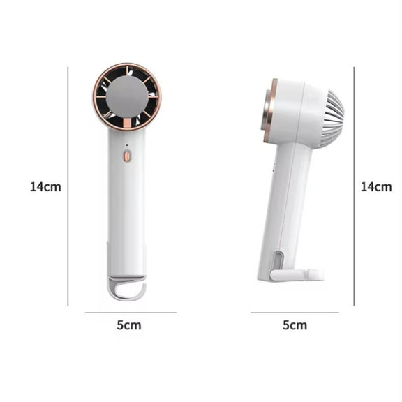 CL02 Outdoor Summer Cooler Cooling Effect Handheld Fan USB Semiconductor Fan(Green)