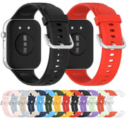 For Huawei Watch Fit3 Silicone Soft Watch Band + Clear Watch Protective Case Set(White)