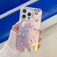 For iPhone 16 Pro Max Electroplating Laser Butterfly Phone Case(Pink Butterflies AB2) - iPhone 16 Pro Max Cases by PMC TechLife | Online Shopping South Africa | PMC TechLife | Buy Now Pay Later Mobicred