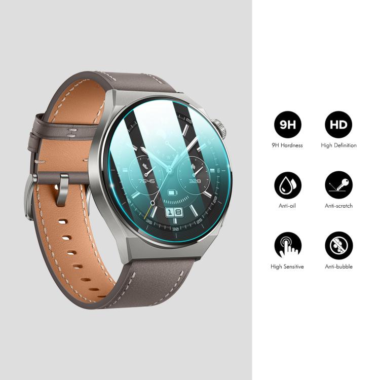 For Garmin Instinct E 45mm ENKAY Hat-Prince 0.2mm 9H Tempered Glass Screen Protector Watch Film