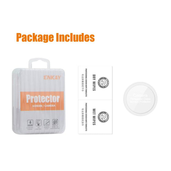 For Garmin Instinct E 45mm ENKAY Hat-Prince 0.2mm 9H Tempered Glass Screen Protector Watch Film