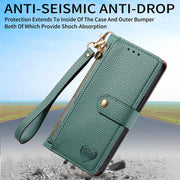 For Huawei Pura 70 Pro+ Love Zipper Lanyard Leather Phone Case(Green)