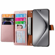 For Huawei Pura 70 Pro+ Love Zipper Lanyard Leather Phone Case(Pink)
