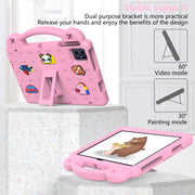For Blackview Tab 80 10.1 2023 Handle Kickstand Children EVA Shockproof Tablet Case(Pink)