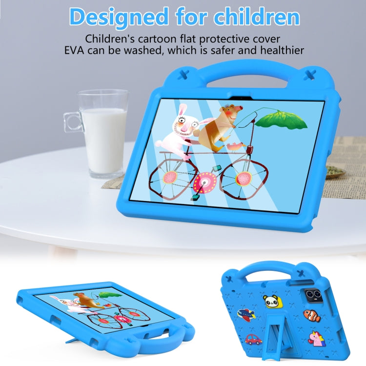 For Blackview Tab 80 10.1 2023 Handle Kickstand Children EVA Shockproof Tablet Case(Sky Blue)