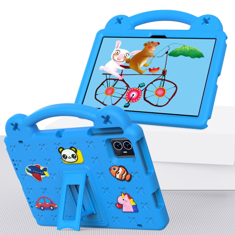For Blackview Tab 80 10.1 2023 Handle Kickstand Children EVA Shockproof Tablet Case(Sky Blue)