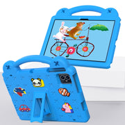 For Blackview Tab 80 10.1 2023 Handle Kickstand Children EVA Shockproof Tablet Case(Sky Blue)
