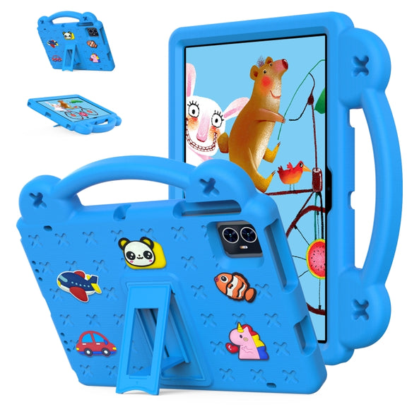 For Blackview Tab 80 10.1 2023 Handle Kickstand Children EVA Shockproof Tablet Case(Sky Blue)