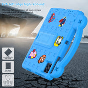 For Blackview Tab 80 10.1 2023 Handle Kickstand Children EVA Shockproof Tablet Case(Sky Blue)