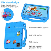 For Blackview Tab 80 10.1 2023 Handle Kickstand Children EVA Shockproof Tablet Case(Sky Blue)