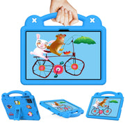 For Blackview Tab 80 10.1 2023 Handle Kickstand Children EVA Shockproof Tablet Case(Sky Blue)