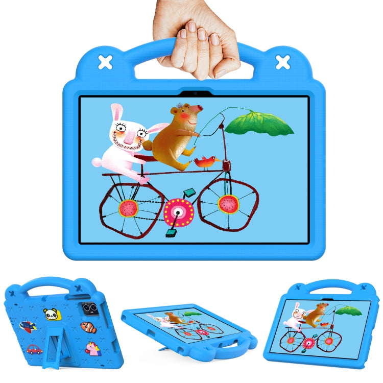For Blackview Tab 80 10.1 2023 Handle Kickstand Children EVA Shockproof Tablet Case(Sky Blue)