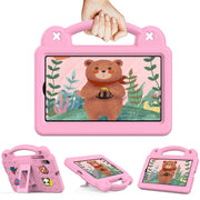 For Walmart Onn 7.0 Gen4 2024 Handle Kickstand Children EVA Shockproof Tablet Case(Pink)